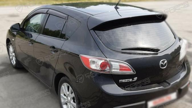 Дефлекторы окон (ветровики) Mazda 3 II (BL) Hb 2009-2013"EuroStandard" (Мазда 3) Кобра Тюнинг